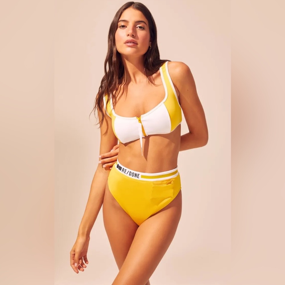 Solid & Striped X Re/Done Zip Montauk Bikini